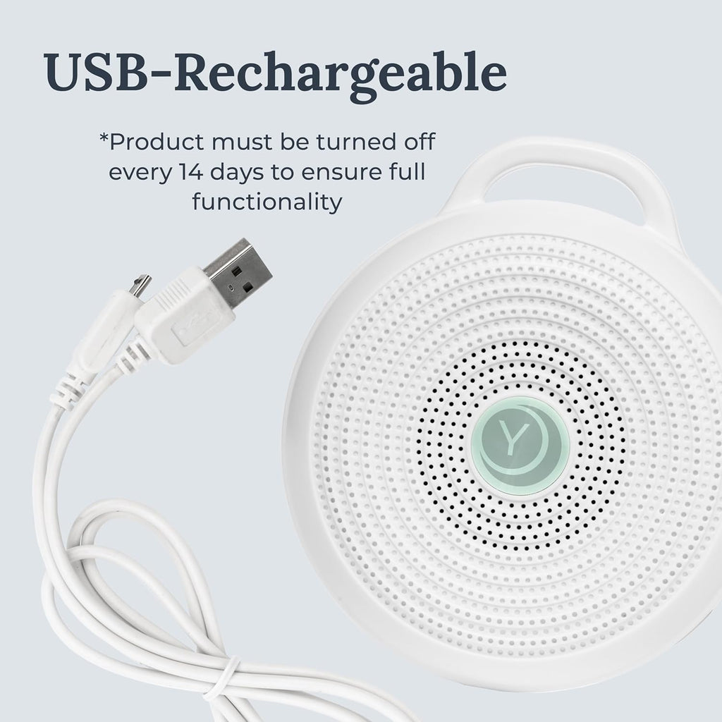 Buy now Yogasleep Rohm Portable White Noise Sound Machine, 3 Soothing Natural Sounds with Volume Control, Sleep Therapy For Adults, Kids & Baby, Noise Cancelling for Office Privacy & Meditation, Registry Gift at indiglob india