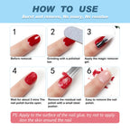 Gel Nail Polish Remover, (2pcs) Gel Polish Remover for Nails, No Need for Foil, Quick & Easy Polish Remover In 2-3 Minutes, No Need Soaking Or Wrapping-15ml