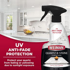 Buy now Weiman Quartz Countertop Cleaner and Polish (2 Pack w/Micro Towel) Clean and Shine Your Quartz Countertops Islands and Stone Surfaces with Ultra Violet Protection at indiglob india