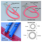 Buy now Tubing Compatible with Littmann (r) Master Cardiology (r) and Cardiology III (r) Stethoscope TUBING - 7mm Binaurals T7 BlackBlack at indiglob india