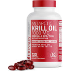 Buy now Bronson Antarctic Krill Oil 1000 mg with Omega-3s EPA, DHA, Astaxanthin and Phospholipids 120 Softgels 120 Count (Pack of 1) at indiglob india