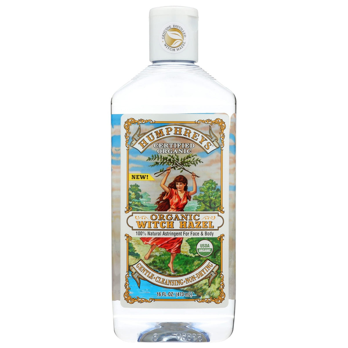 Humphreys, Witch Hazel Organic, 16 Ounce