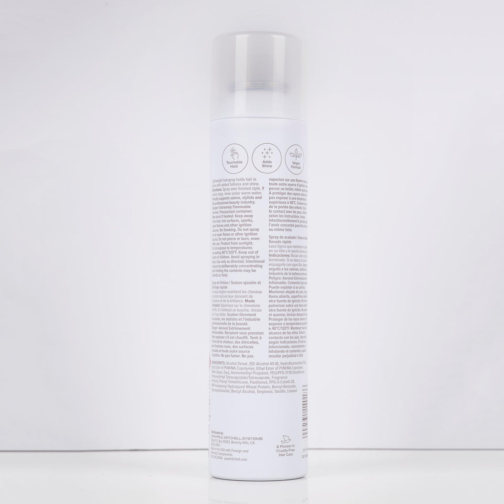 Paul Mitchell Super Clean Hairspray, Fast Drying, Adds Texture + Flexible Hold, For All Hair Types