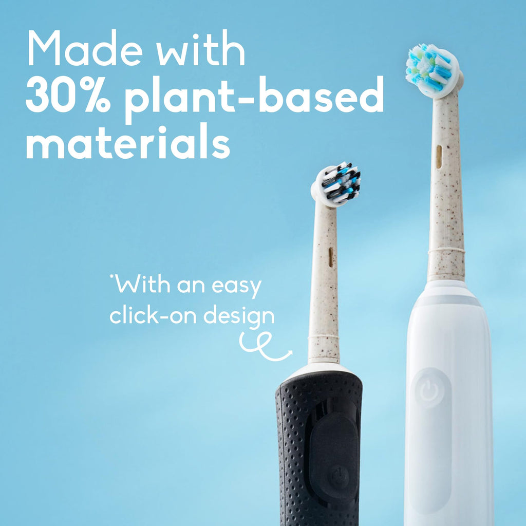 The Humble Co. Bamboo Electric Toothbrush Heads, Soft Bristles (4 Pack)