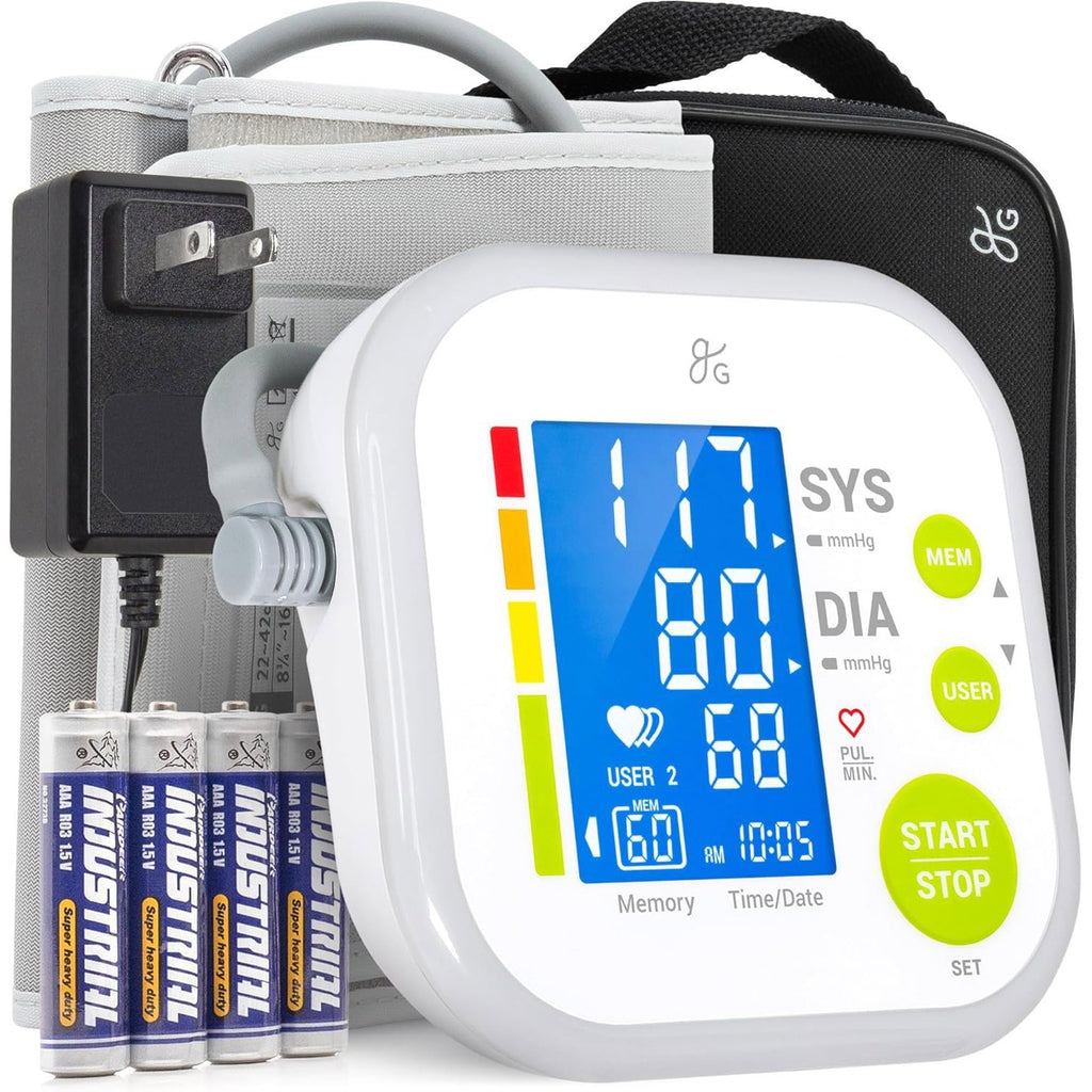 Greater Goods Upper Arm Blood Pressure Monitor for Home Use, Automatic