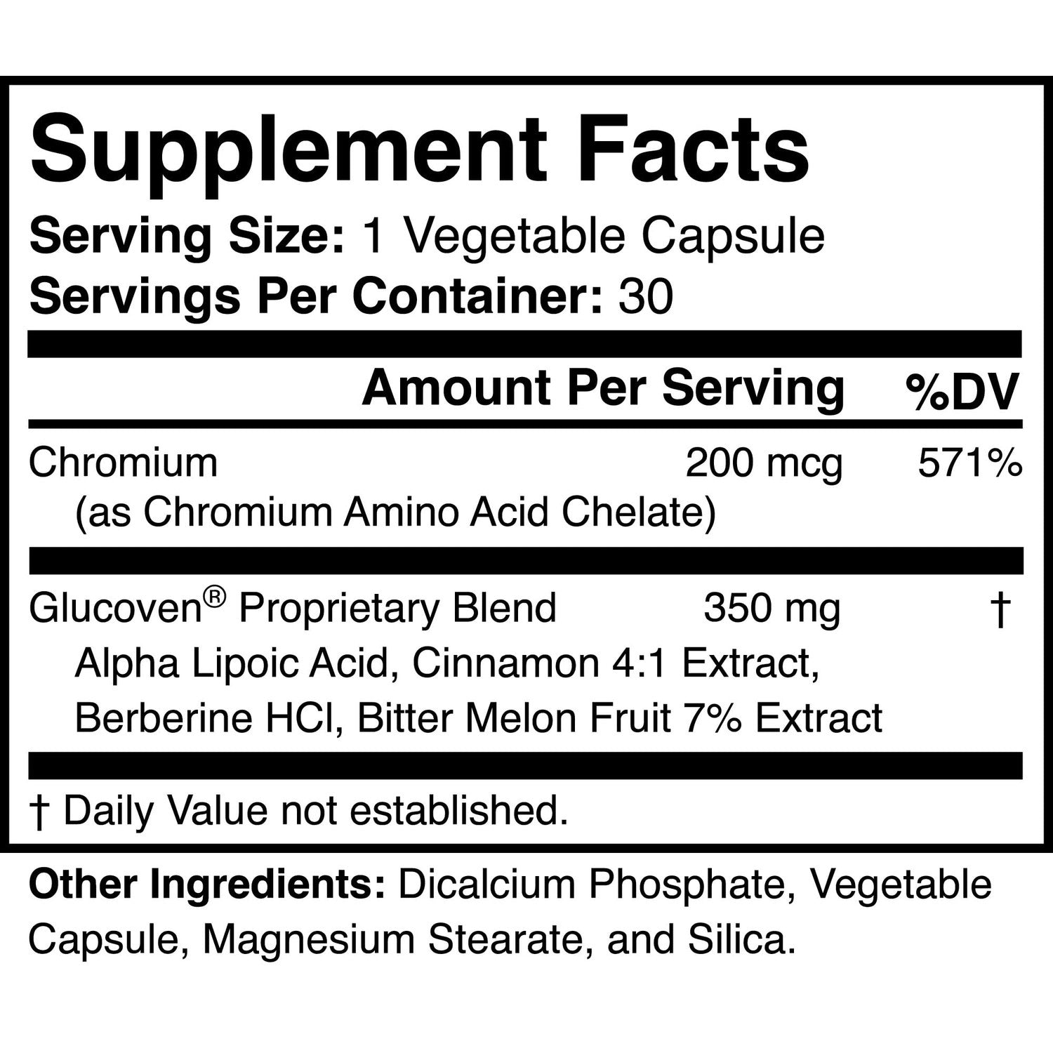 Natural Metabolic Support Supplement, Vegan, Gluten-Free | Supports Overall Metabolic Health, Steady Energy, and Controlled Cravings for Lasting Digestive Balance, 30-Day Supply