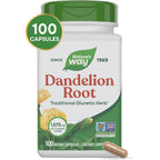 Buy now Nature's Way Dandelion Root, Traditional Diuretic Herb*, Vegan Dandelion Root Capsules, 100 Count (Packaging May Vary) at indiglob india