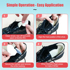 PHIXBEAR Heel Pads for Too Big & Loose Shoes, Heel Pain Relief, 4 Pairs