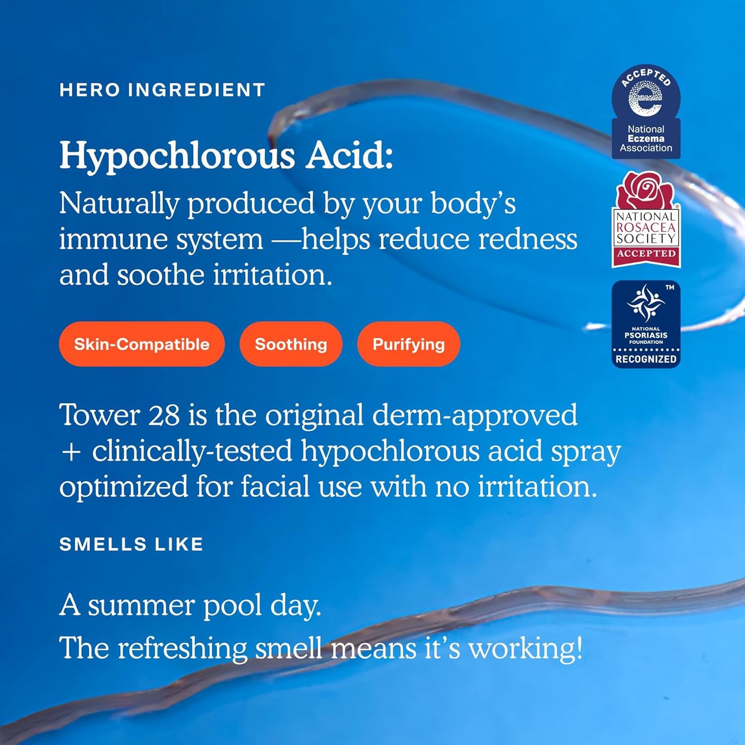 Buy now Tower 28 SOS Daily Rescue Facial Spray - Hypochlorous Acid Spray to Help Reduce Redness, Calm Irritation + Alleviate Flare-Ups - Purifying Travel Size Face Toner - Everyday Skin Care Essential (1 oz) at indiglob india