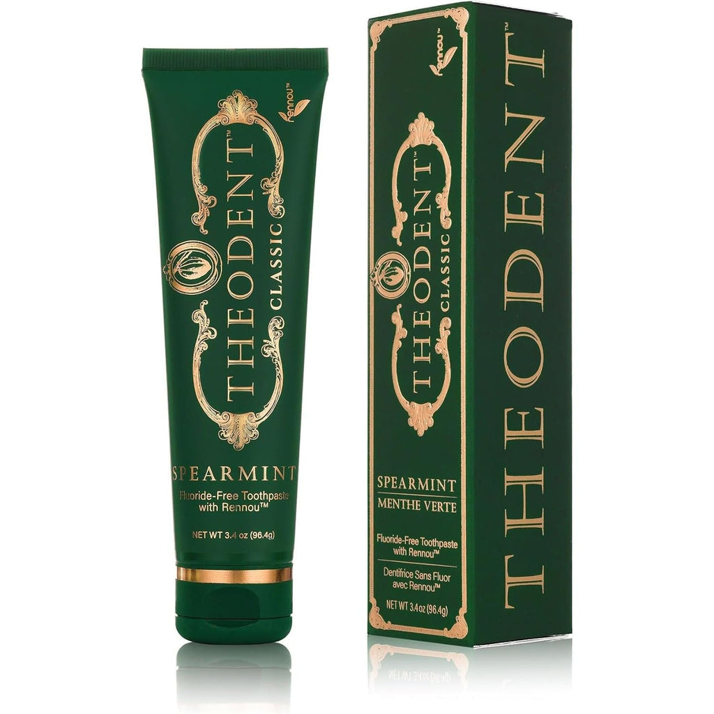 Buy now Theodent Classic with Rennouâ„¢: Fluoride-Free Theobromine Toothpaste for Proven Remineralization, Sensitivity Relief & Natural Whitening, Spearmint (3.4 Ounces, 96.4 Grams) at indiglob india