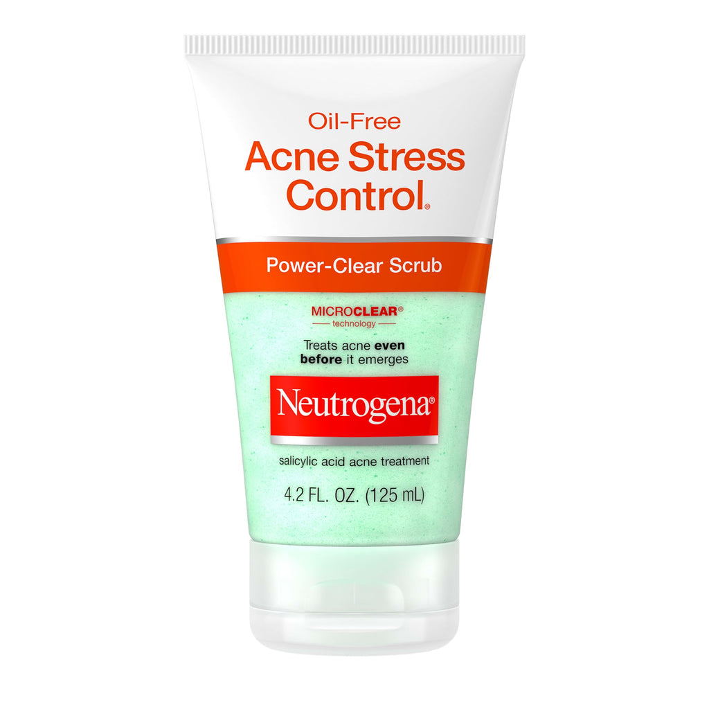 Buy now Neutrogena Oil-Free Acne Stress Control Power-Clear Scrub, 2% Salicylic Acid for Acne-Prone Skin, Exfoliating Daily Facial Scrub, 4.2 fl. oz at indiglob india