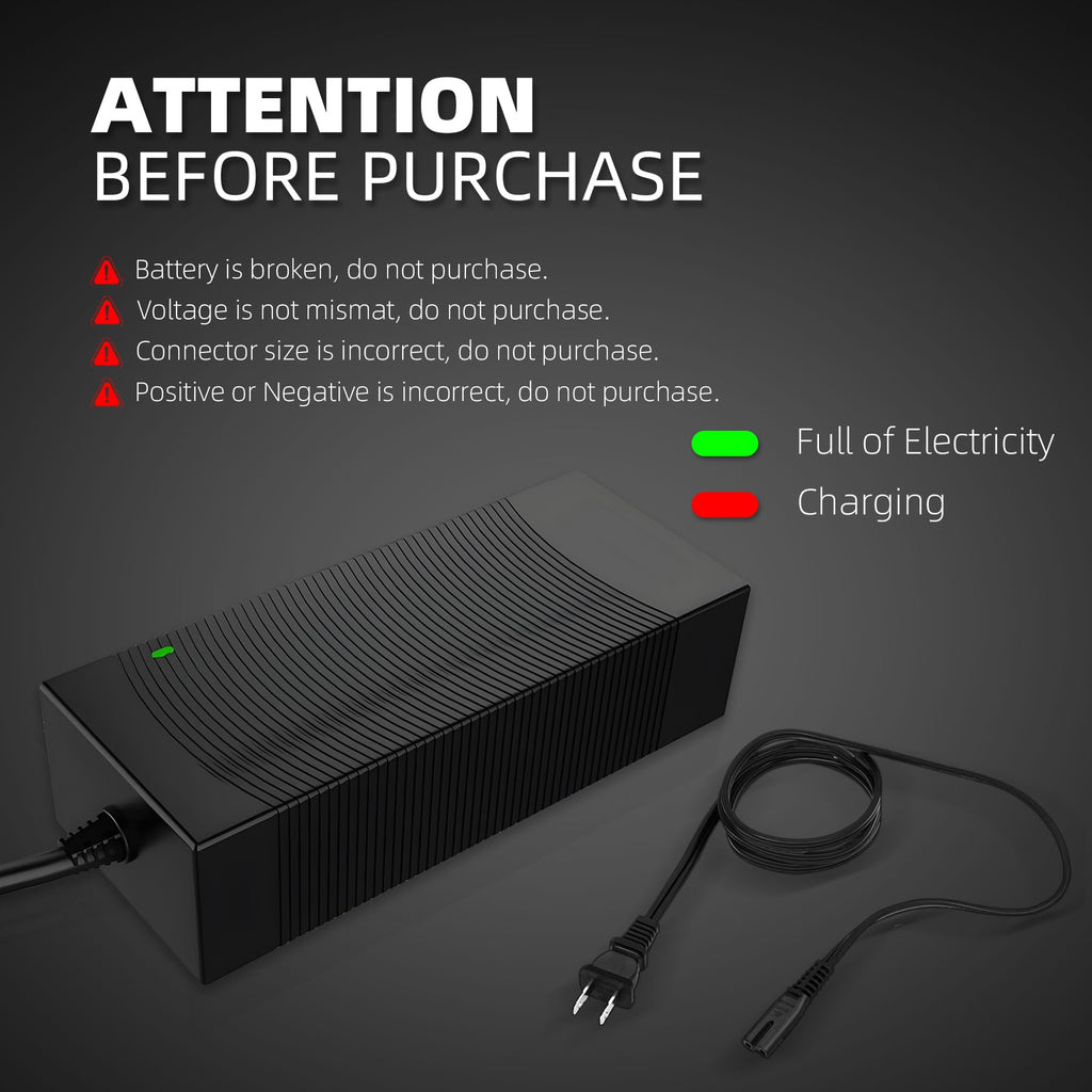 UL Certified 54.6V 2A Fast Electric Bike Charger for 48V Ebike Battery - Compatible with Lectric XP 2.0/3.0, Ecotric City/Beach, Evercross H5/H7