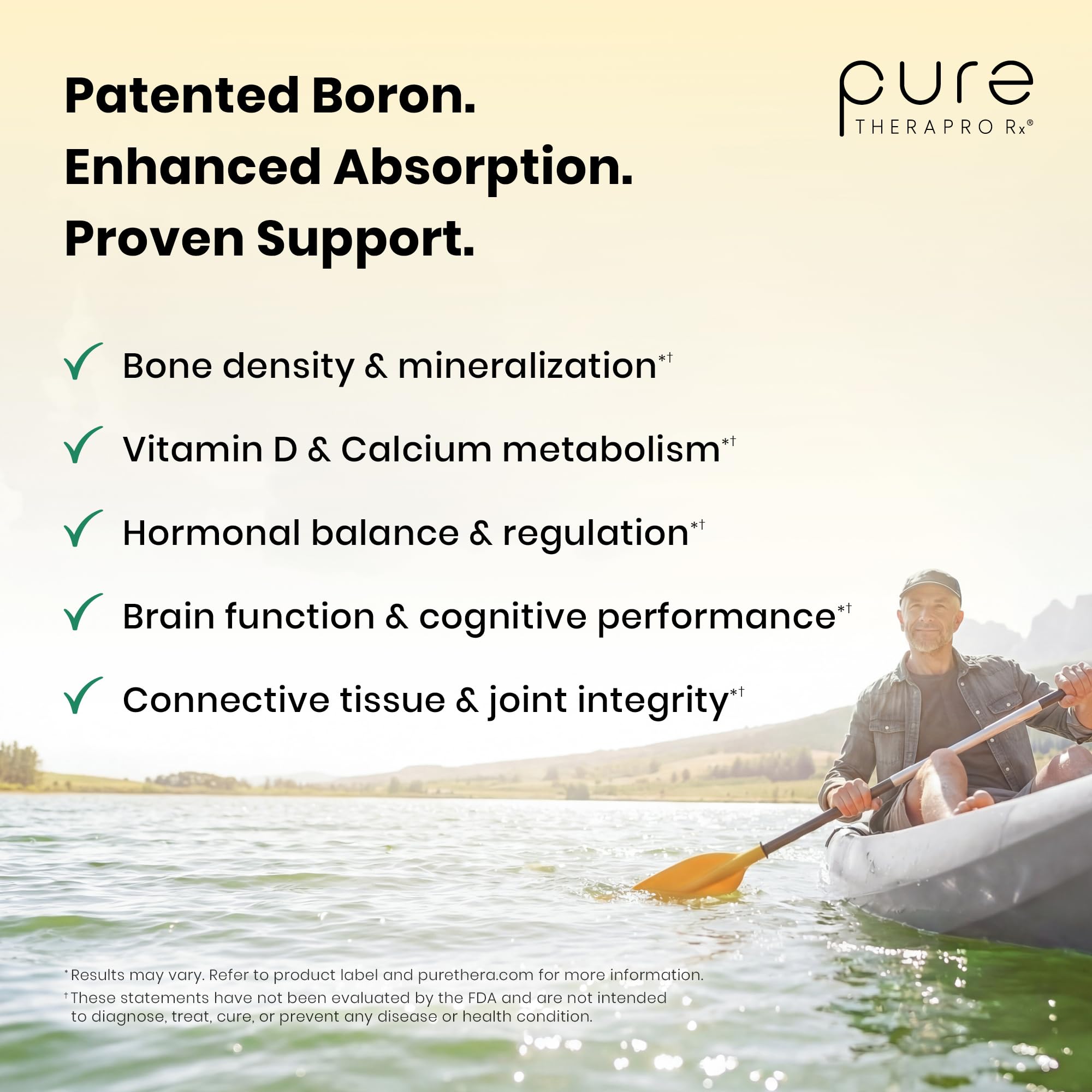 Bio Boron, Bone, Joint & Immune Support, 30mg, 90 Capsules | Supports Cardiovascular Function, For Men & Women, Bororganic Glycine Boron, Made in USA, 90 Servings