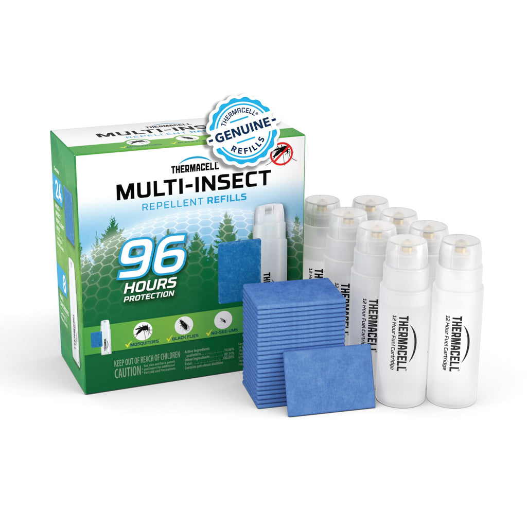 Buy now Thermacell Mosquito Repellent Refills; Provide 120 Hours of Protection; Contain 30 Repellent Mats, 10 Fuel Cartridges; Compatible with Any Fuel-Powered Mosquito Repeller Product at indiglob india