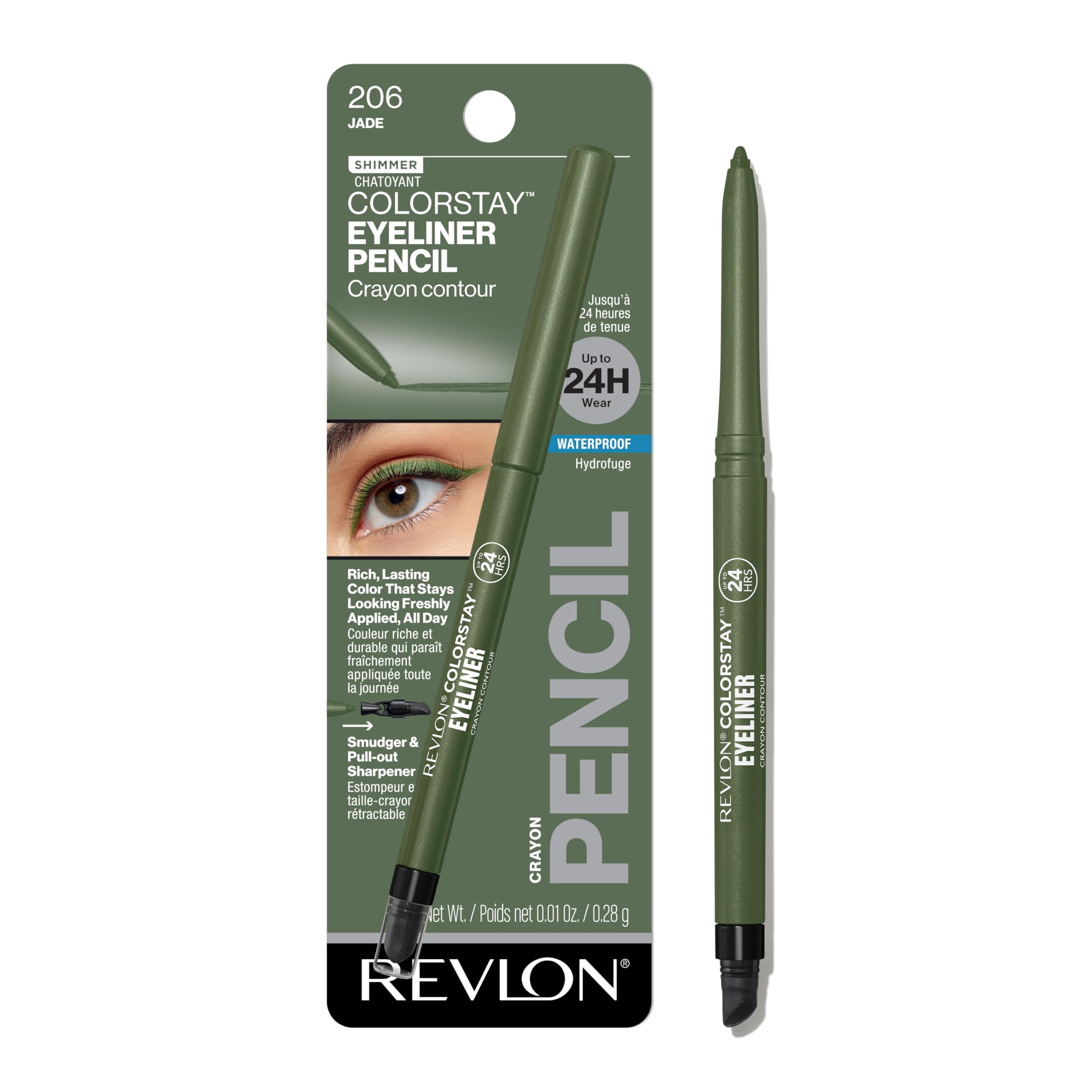Buy now Revlon ColorStay Eyeliner Pencil, Black [201], 0.01 oz (Pack of 12) at indiglob india