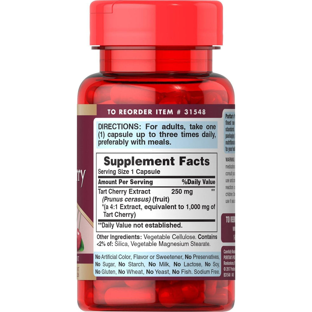 Buy now Puritans Pride Tart Cherry Extract 1000 Mg at indiglob india
