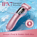 rategist Cordless Electric Razor for Women: IPX7 & LED Display | 3-in-1 for Face/Underarm/Leg - Rechargeable & Painless Bikini Trimmer - Waterproof & Lightweight Travel Design