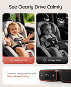 Babyvue BV6PRO Wireless Dual Car Camera Baby Monitor Fast Setup