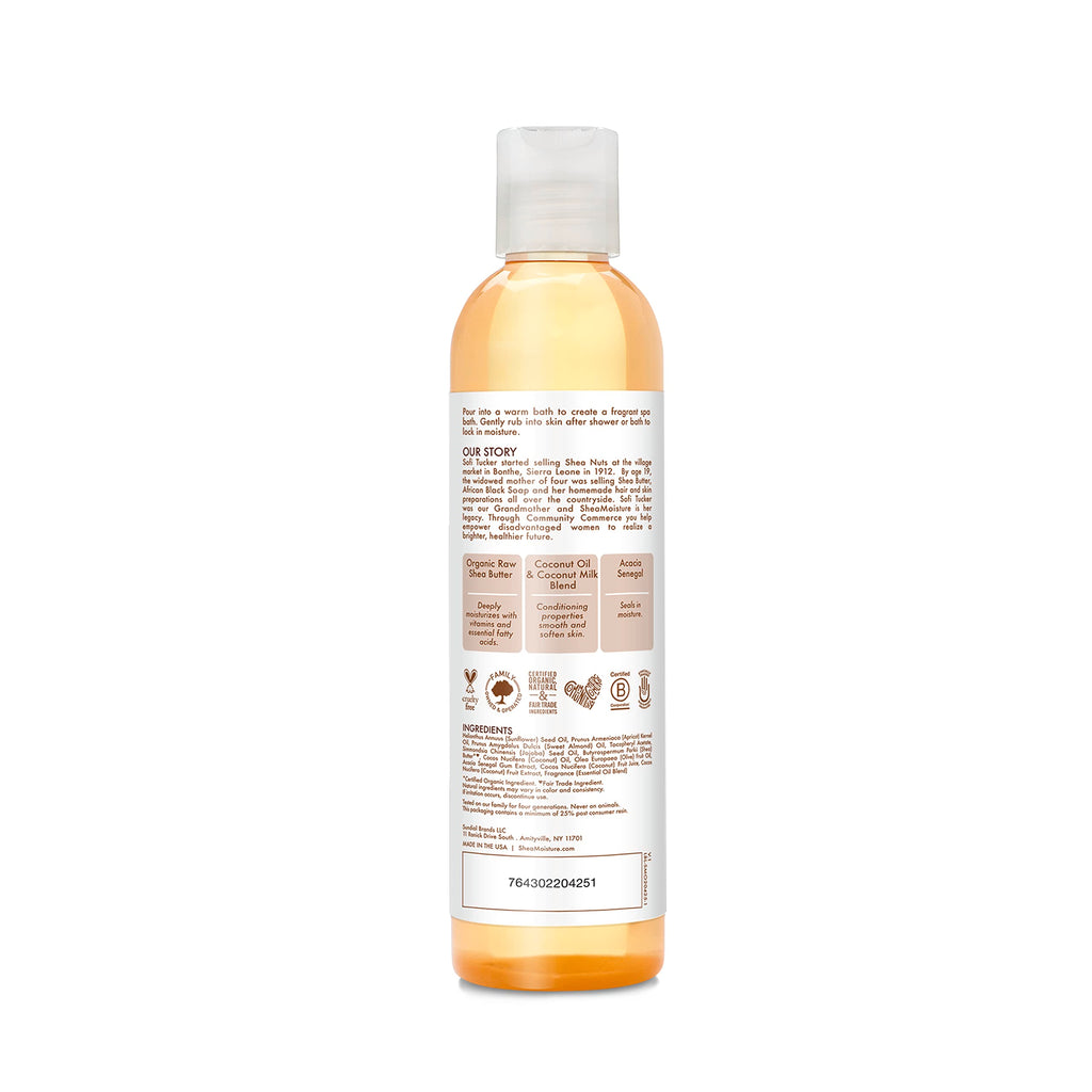 SheaMoisture Daily Hydration Body Oil Virgin Coconut Oil 8 oz | For Dry Skin Paraben Free
