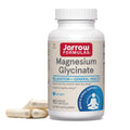 Jarrow Magnesium Glycinate, Support Relaxation & Healthy Sleep, 90 Capsules | 360mg per Serving, 90 Veggie Capsules, 30 Day Supply, Bioavailable Form of Magnesium, Gentle on Stomach