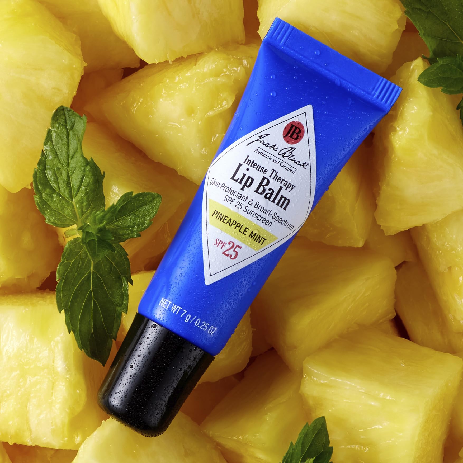 Buy now Jack Black Intense Therapy Lip Balm, 0.25-Oz. – SPF 25 Sun Protection, Lip Moisturizer, Hydrating Lip Balm with SPF, Lip Sunscreen at indiglob india