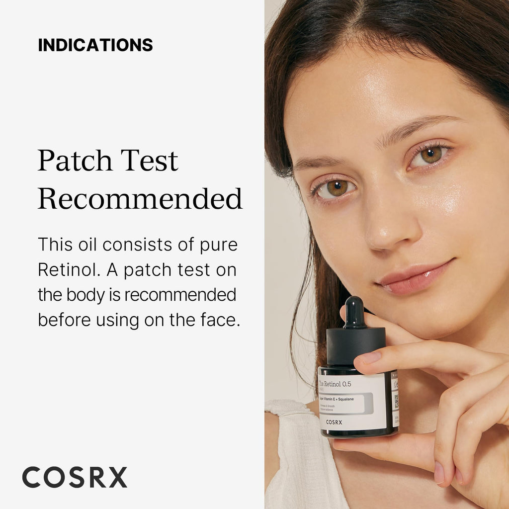 Buy now COSRX Retinol 0.5 Oil, Anti-aging Serum with 0.5% Retinoid Treatment for Face, Reduce Wrinkles, Fine Lines, Gentle Skincare for Day & Night, Not Tested on Animals, Korean Skin Care at indiglob india