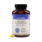 NatureWise Vitamin K2 600mcg Supplement with MK-7 100mcg & MK-4 500mcg - Enhanced Bioavailable Formula - K Complex for Bone and Heart Health - Vegan, Gluten Free, Non-GMO -90 Softgels[3-Month Supply]