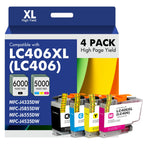LC406 LC406XL Ink Cartridges for Brother Printer MFC-J5855DW MFC-J4335DW