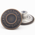 Enosea 20mm Replacement Jean Buttons 12 Sets Combo Copper Tack Buttons