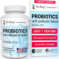 Buy now Dr. Berg Probiotic Supplement (60 Billion CFUs) - Helps Ease Occasional Constipation, Diarrhea, Gas & Bloating* - Pre and Probiotics for Digestive Health - 30 Probiotic Capsules Default at indiglob india