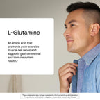 Thorne L-Glutamine, 500 mg per Capsule, Amino Acid Supplement, 90 Capsules | Supports Immune System & GI Health, Promotes Post-Exercise Muscle Cell Repair*, Gluten-Free, NSF Contents Certified