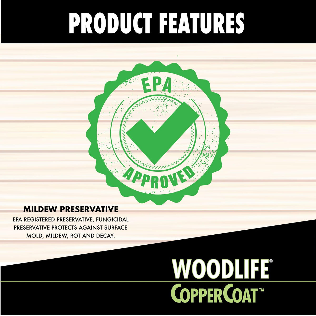 Zinsser 01904A Wolman, WoodLife Coppercoat, Green, 1 Qt