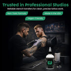 Stencil Stuff Tattoo Stencil Transfer Gel – 4oz Tattoo Stencil Transfer Solution – Vegan-Friendly Stencil Gel – Fast-Drying and Long-Lasting – Clean and Easy Application