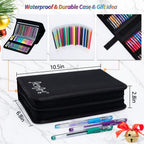 Aen Art Gel Pens for Adult Coloring Books, 160 Pack Artist Colored Gel Pen
