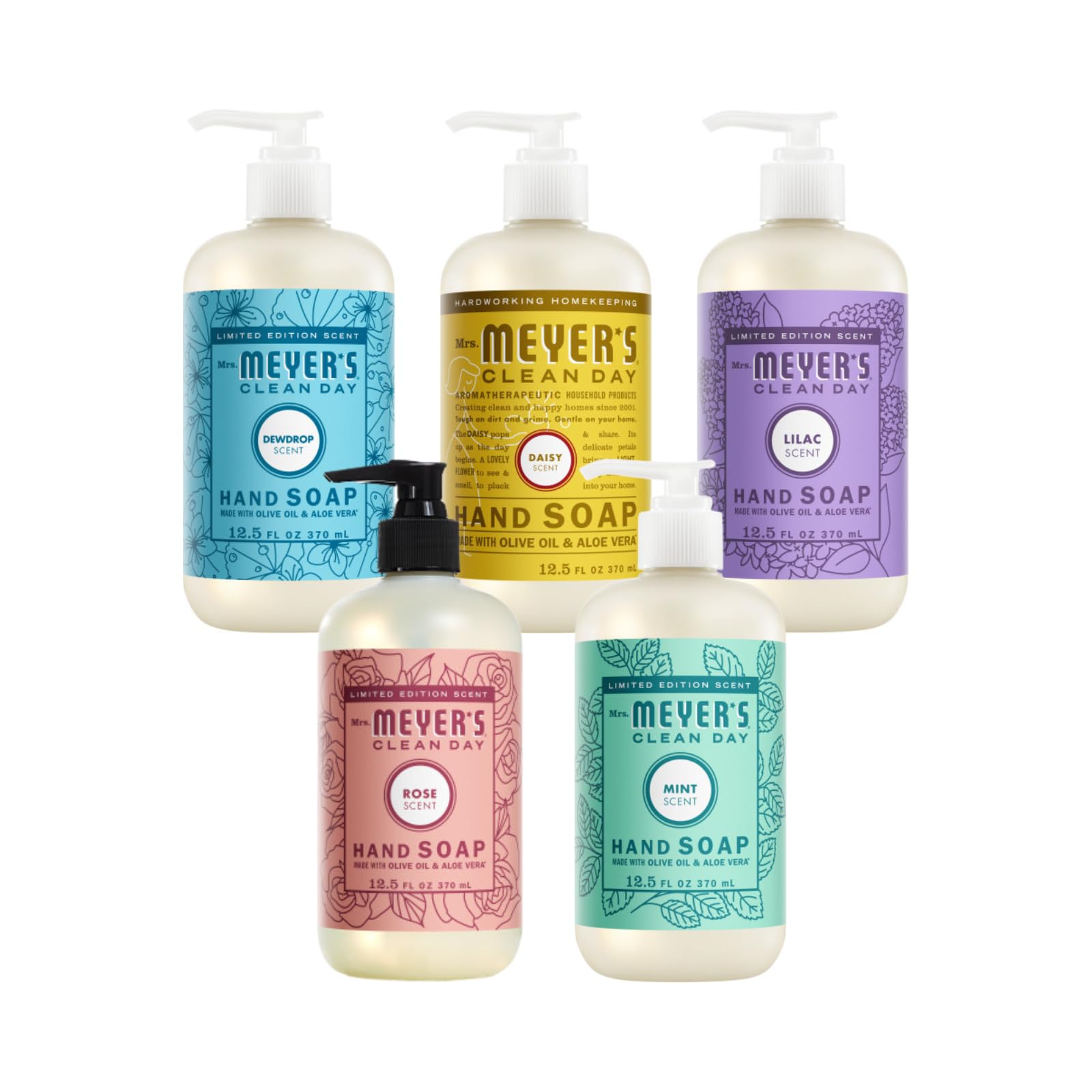 Buy now Mrs. MEYER'S Liquid Hand Soap, Cruelty Free Lemon Verbena Scent, 12.5 oz (Pack of 3) at indiglob india