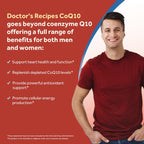 Doctor's Recipes CoQ10 200mg Per Serving, High Absorption with Olive Oil
