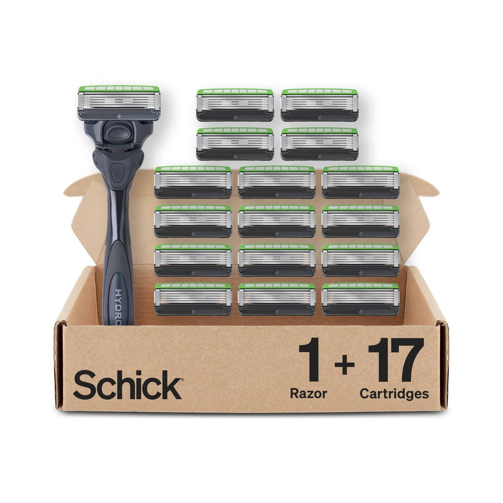 Schick Hydro Sensitive 12 Count Razor Refills and Cremo Cooling Shave Cream 2 Pack