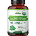 Zazzee USDA Organic Mullein Leaf 10:1 Extract, 120 Capsules, 4 Month Supply