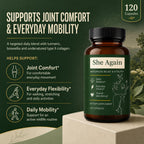 She Again Menopause Supplement for Women with Probiotics, 120 Capsules
