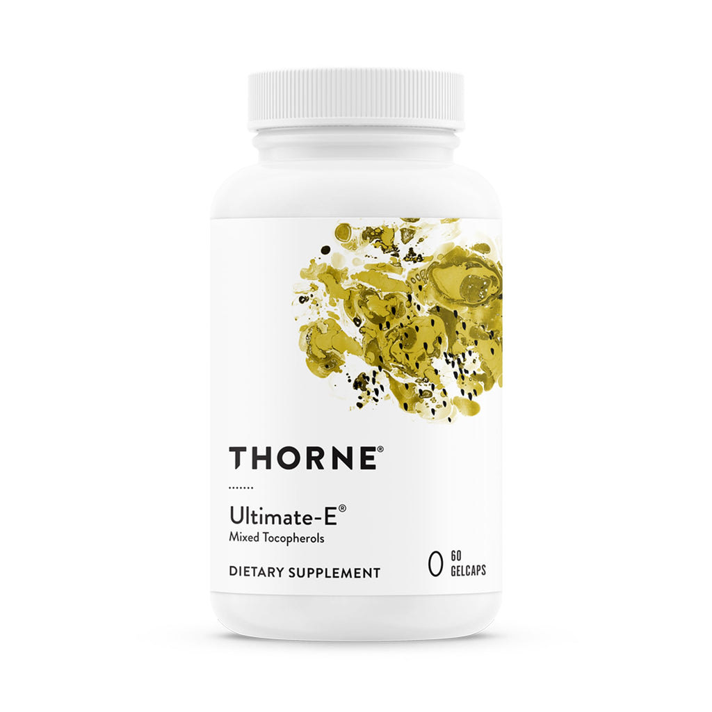 THORNE Ultimate-E, Vitamin E from Mixed Tocopherols Supplement, 60 Softgels