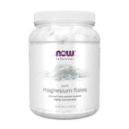NOW Foods Solutions, Magnesium Flakes, 100% Pure, from the Ancient Seabed, Highly Concentrated, 54-Ounce