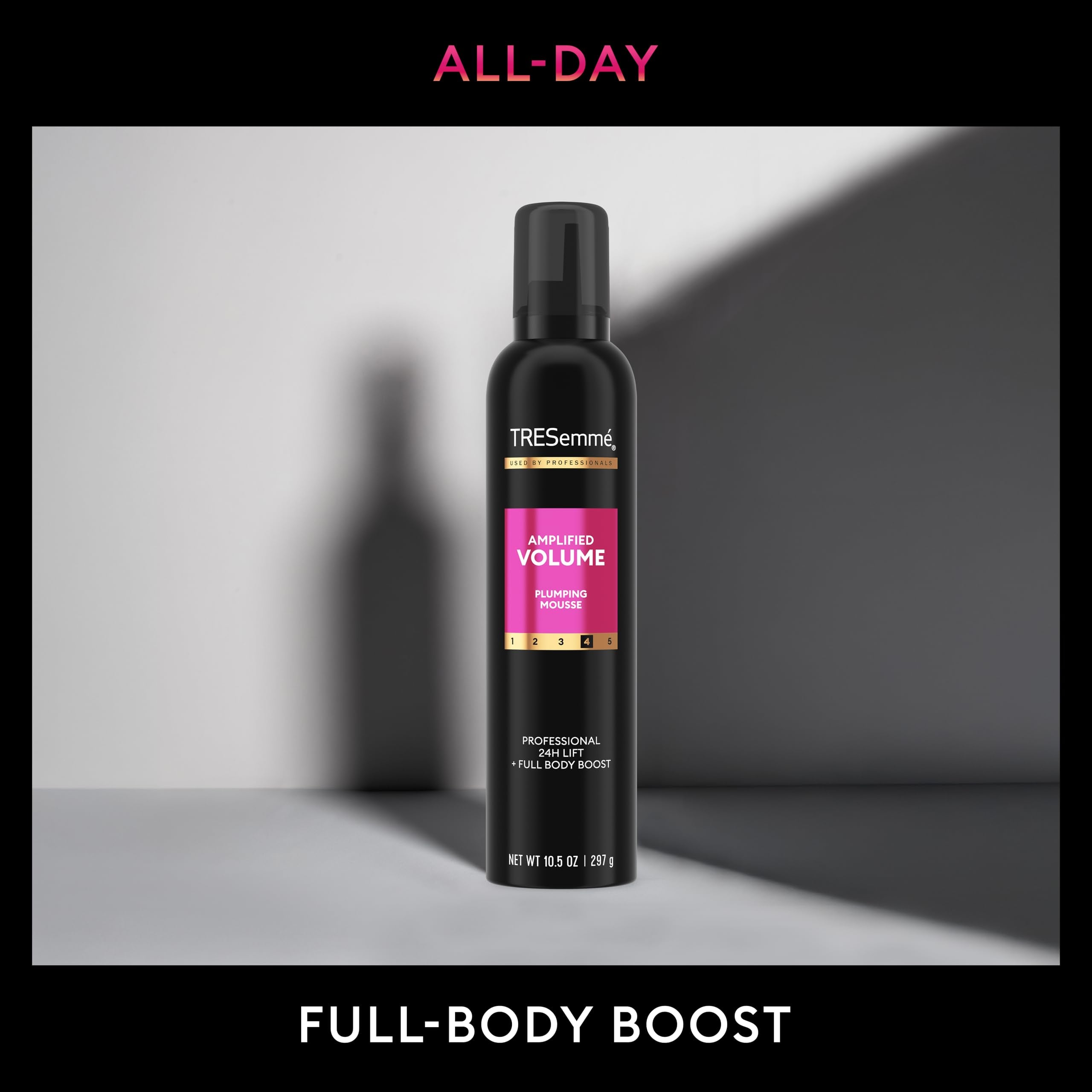 TRESemmé Hair Mousse Amplified Volume for 24H Lift 10.5 Fl Oz | Volumizing Mousse, Hair Volumizer, Mousse Hair Foam