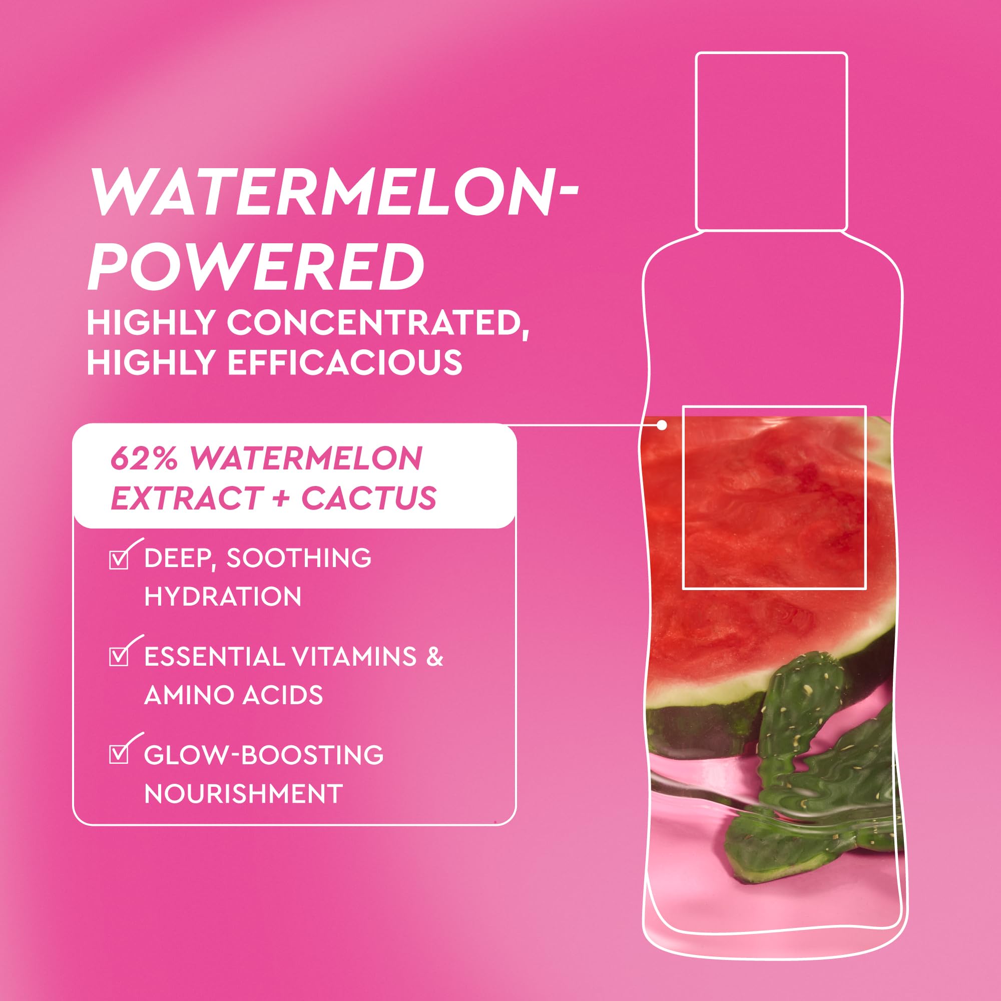 Glow Recipe PHA + BHA Face Toner, Korean Exfoliating Toner for Pores, Gentle Chemical Exfoliant + Hydrating Toner, Watermelon, Cactus Water + Glycerin (150ml)