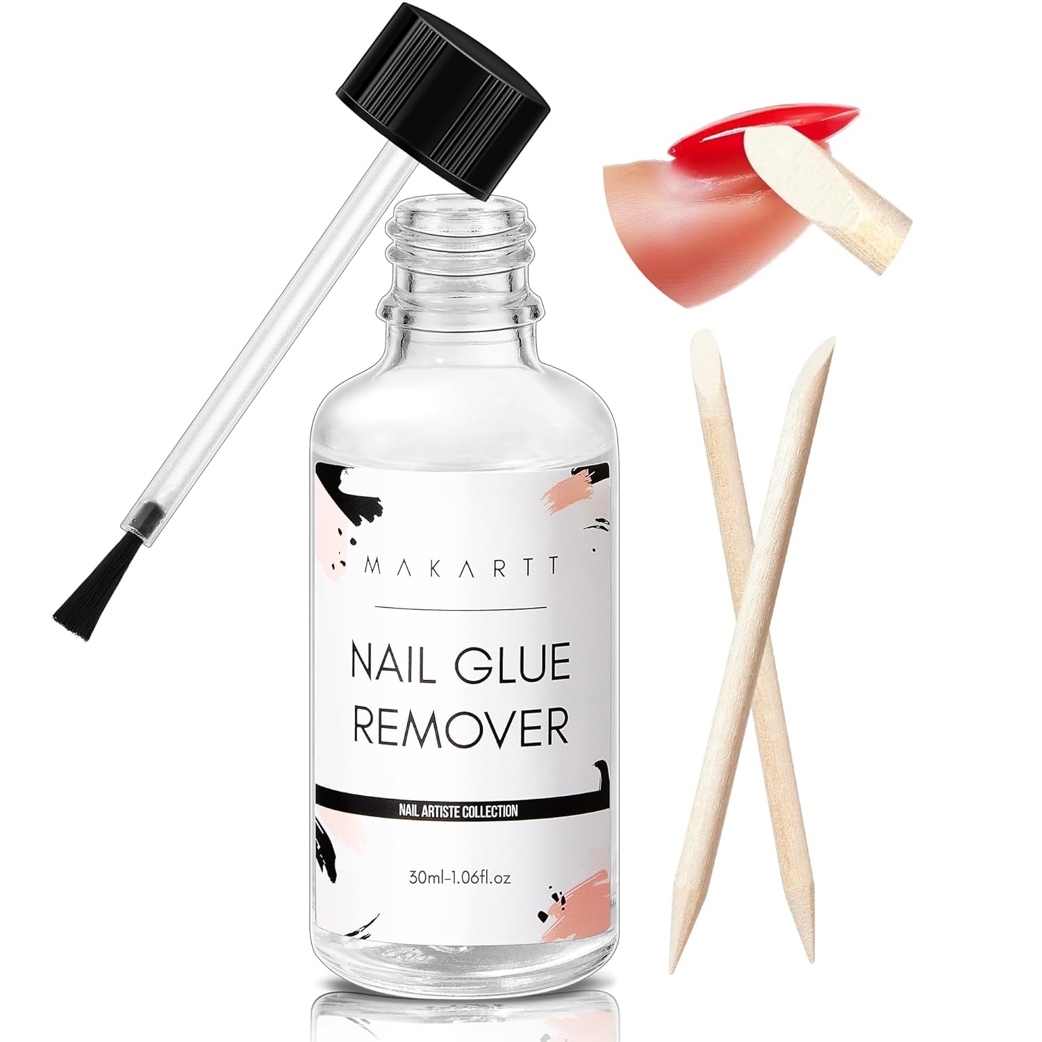 Buy now Makartt Super Strong Nail Glue for Press On Nails: Professional Acrylic Nails Nail Adhesive Bond Nail Tips Glue for Stick On Nails Long Lasting Nail Glue for Fake Nails Broken Nails Repair 10Pcs 1.06 Fl Oz (Pack of 1) at indiglob india