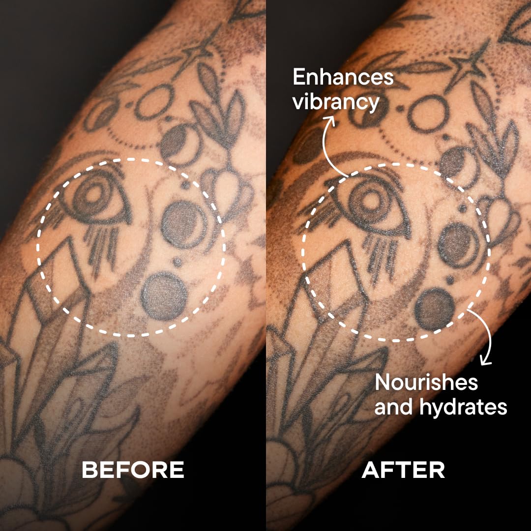 Harry's Tattoo Frost - Tattoo Aftercare Gel for Hydration and Vibrancy - Fragrance-Free, Petroleum-Free, and Non-Greasy - Contains Pro-Vitamin B5