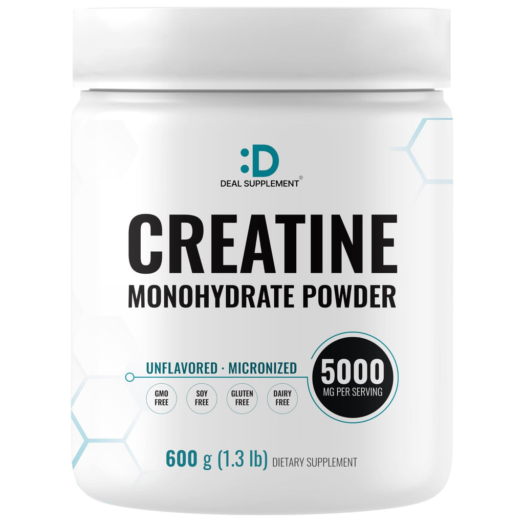 Micronized Creatine Monohydrate, 60 Servings, 5g Per Serving (300g/0.7lb) | Fast Absorbing & Unflavored | Supports Strength, Power & High-Intensity Training* | Vegan, Keto, Non-GMO