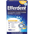 Buy now Efferdent Retainer Cleaning Tablets, Denture Cleaning Tablets for Dental Appliances, Overnight Whitening, 126 Count 126 Count (Pack of 1) PM at indiglob india