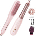 Wavytalk Pro Steam Hair Straightener Brush Steamline Pro Straightener Brush | 3-in-1 Straightening Brush for Coily Hair, Fast Salon Results with Less Damage, Anti-Frizz and Hair Nourishment
