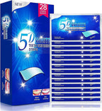 Teeth Whitening Strips, 28 Pcs Whitening Strips for Teeth Sensitive, Effective and Safe Whiting Stripes Reduced Sensitivity White-Strips, Helps Remove Smoking/Coffee/Soda/Wine Stain (14 Treatments)