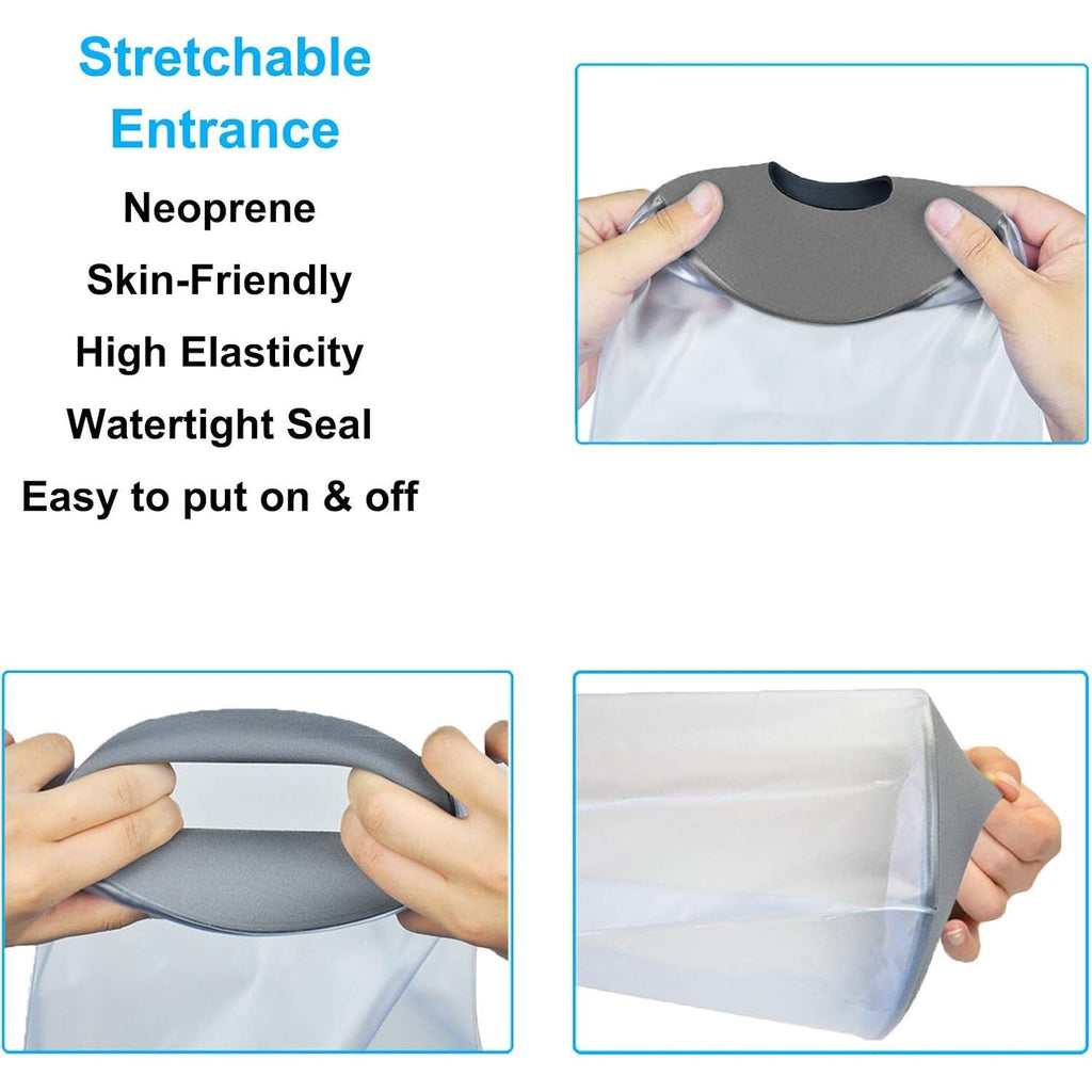 Buy now PICC Line Shower Cover, PICC Line Covers for Upper Arm, Reusable Waterproof Arm Cast Sleeve for Shower, IV Protector for Bath(Weight < 185lbs) at indiglob india